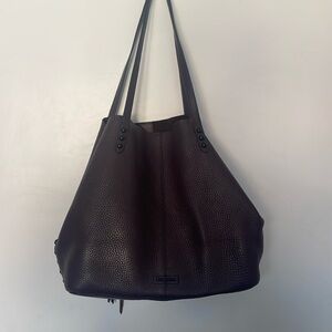 Rebecca Minkoff Purple Eggplant Genuine Leather Tote